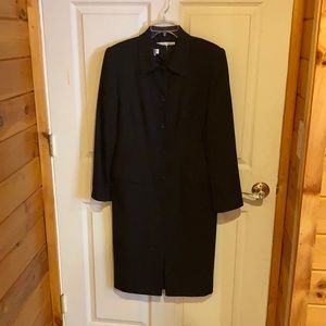 2 piece—Black jacket and matching sleeveless black dress